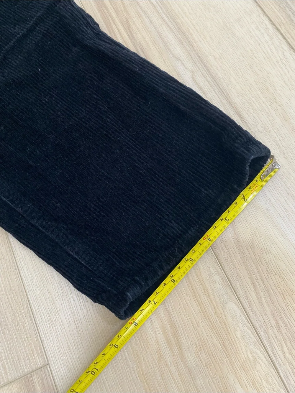 Empyre Corduroy Black Loose Fit Skate Pants | Size 34 Y2K